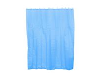 Trendy Peva Douchegordijn - Badkamer - Aqua blauw - met Ophang Ringen/Haken - 180 x 200 cm - Douchen - thumbnail