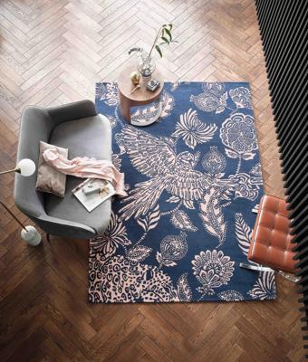 Ted Baker - Loran Navy 56308 - 140x200 cm Vloerkleed