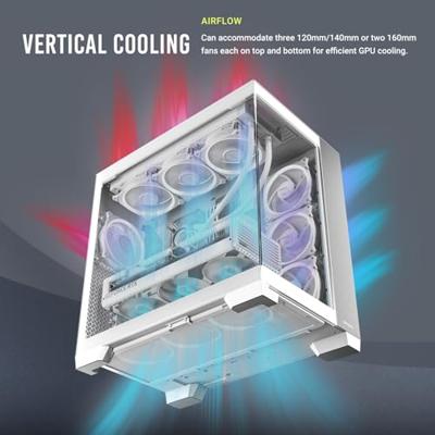 Antec C8 Aluminum white midi tower behuizing Antec C8 Aluminum white midi tower behuizing