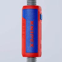 Knipex Draadstripgereedschap | totale lengte 100 mm | 0,2-4,0 (draad) mm² | 1 stuk - 90 22 02 SB - 90 22 02 SB - thumbnail