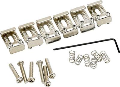Fender zadels voor American Vintage tremolo nikkel (set van 6)
