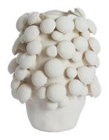 Light & Living Vaas 'Plentzia' Keramiek, kleur Mat Crème - thumbnail