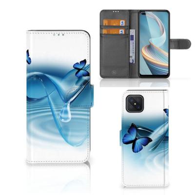 OPPO Reno4 Z | Telefoonhoesje | Met pasjeshouder | Vlinders OPPO Reno4 Z | Telefoonhoesje | Met pasjeshouder | Vlinders