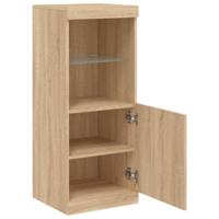 Dressoir met LED-verlichting 41x37x100 cm sonoma eikenkleurig - thumbnail
