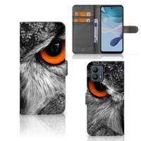 Motorola Moto G53 | Telefoonhoesje | Met pasjeshouder | Uil - thumbnail