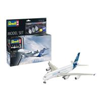 Revell modelbouwpakket - airbus a380 1:288 - 48dlg. - incl. basiskleuren verf - thumbnail