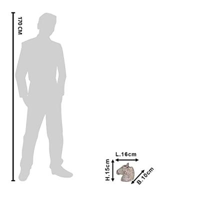 Clayre & Eef Bloempot Zebra 16x10x15 cm Grijs Steen Bloempot binnen Clayre & Eef Bloempot Zebra 16x10x15 cm Grijs Steen Bloempot binnen