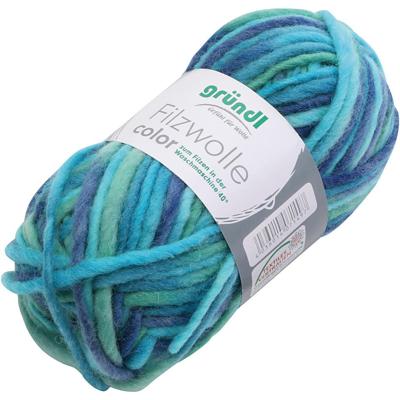 Wolgaren, turquoiseblauw, 50 gr/ 1 bol
