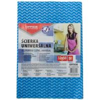 OFFICE products huishouddoekjes, 32 x 50 cm, geassorteerde kleuren, pak van 5 stuks - thumbnail