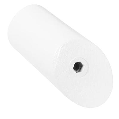 QUVIO Houten wand haakje - Wit - S - Set van 2