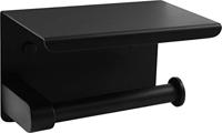 Cornat Toiletrolhouder Planchet Zwart - T364205 - thumbnail