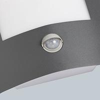 QAZQA Buitenwandlamp antraciet met bewegingssensor IP44 - Emmerald 1 - thumbnail