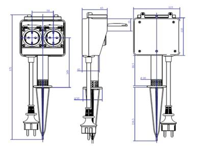 Bachmann 394180 Verdeelbox Zwart-geel