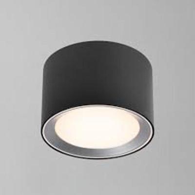 Nordlux Landon 8 LED opbouwspot zwart badkamer met Moodmaker 12.5 cm