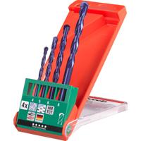 kwb 51300 Chroom-Molybdeen-staal Steen-spiraalboorset 4-delig 4 mm, 5 mm, 6 mm, 8 mm Cilinderschacht 4 stuk(s) - thumbnail