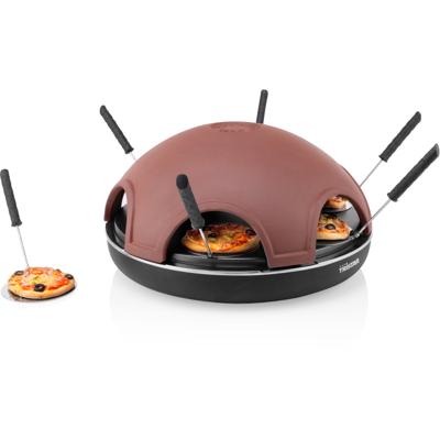 Tristar PZ-9156 Pizza Festa 6 Zwart/Terracotta