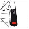FAHRER spatlap "slabbetje mud flap latz race latz - thumbnail