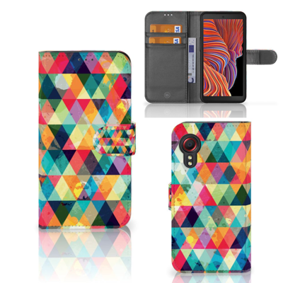 Samsung Galaxy Xcover 5 | Telefoon Hoesje | Geruit Samsung Galaxy Xcover 5 | Telefoon Hoesje | Geruit