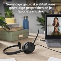 Jabra Evolve2 50 On Ear headset Kabel, Bluetooth Mono Zwart Ruisonderdrukking (microfoon), Noise Cancelling Headset, Mono, Microfoon uitschakelbaar (mute), - thumbnail