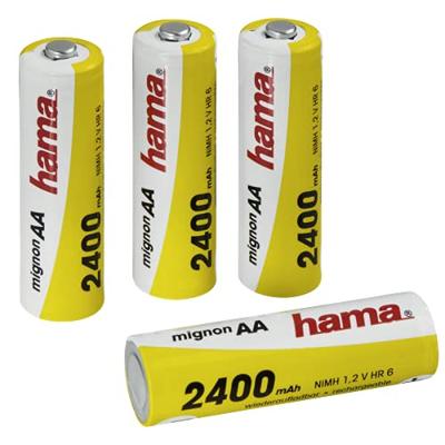 Hama heroplaadbare nimh-batterij 4xaa 2500mah