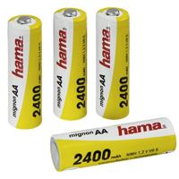 Hama heroplaadbare nimh-batterij 4xaa 2500mah - thumbnail