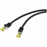 Renkforce RF-4995168 RJ45 Netwerkkabel, patchkabel CAT 6a (losse kabel CAT 7) S/FTP 20.00 m Zwart TPE-mantel, Flexibel, Vlambestendig 1 stuk(s) - thumbnail