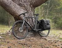 double cargo bag 38L recycled zwart - thumbnail