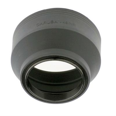 Caruba Rubberen Zonnekap - 3in1 - 49mm