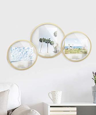 Umbra Infinity fotolijst 26x30x10cm staand rond Iron goud mat 1012272-221