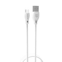 Dudao USB naar USB-C oplader - Oplaadkabel - Datakabel - 1 Meter - Wit - thumbnail
