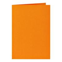 Correspondentiekaart Papicolor dubbel 105x148mm oranje pak à 6 stuks - thumbnail