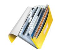 Projectmap Leitz WOW voor A4 6 vaks PP geel - thumbnail