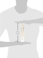 Buitenthermometer metaal wit 20.4 cm - thumbnail