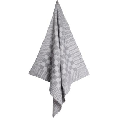 Koksdoek grijs grote ruit 70x70cm