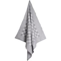 Koksdoek grijs grote ruit 70x70cm - thumbnail