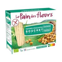 Pain Des Fleurs Krokante bio crackers met aardamandel bio 150 Gram - thumbnail