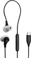 JBL Endurance Run 3 bedrade sporthoofdtelefoon met FlipHook & TwistLock-technologie, IP65 stofdicht en waterbestendig, JBL Pure Bass Sound, in-line microfoon en afstandsbediening, zwart/grijs - thumbnail