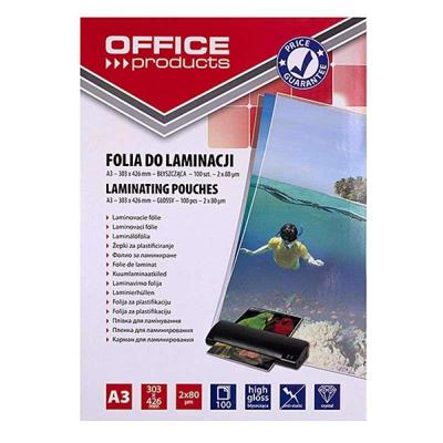 OFFICE products lamineerhoes A3, 160 micron (2 x 80 micron), pak van 100 stuks