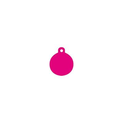 Naamplaatje voor halsband Imarc Circle Roze