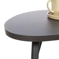 Driehoekige Bijzettafels Lulu (2 stuks)  | Melamine  | Melamine | Zwart - thumbnail