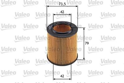 Valeo Oliefilter BMW 3 325/ BMW 5 523/ SERIE 1 586566 Valeo Oliefilter BMW 3 325/ BMW 5 523/ SERIE 1 586566
