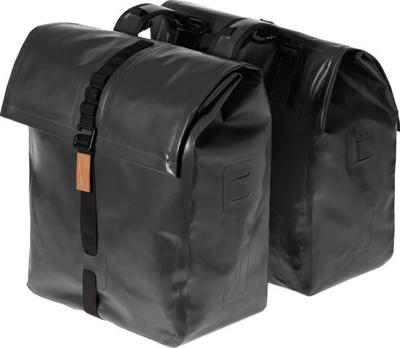BASIL Tas urban dry dubbel matzwart | 50l