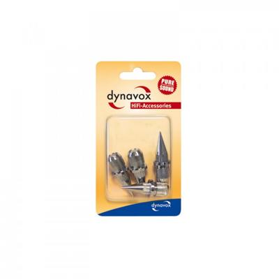 Dynavox SPIKES 4 STUKS CHROME