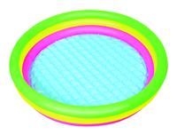 Bestway Opblaasbaar Kinderzwembad 3 Ringen Gewatteerde Bodem 102x25 cm +2 Jaar Tuin 51104 - thumbnail