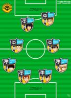 Poster Ao Ashi - Squad B-Formation 38x52cm - thumbnail