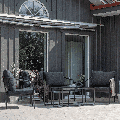 Nohr Loungeset 'Rebeccah' Met bank, 2 loungestoelen en 2 tafels