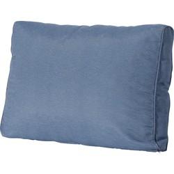 Madison rugkussen panama blauw 60 x 40 cm | 6 stuks