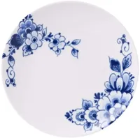 Heinen Delfts Blauw petit four bordje keramiek paauw 10x1.5cm delfts blauw - thumbnail