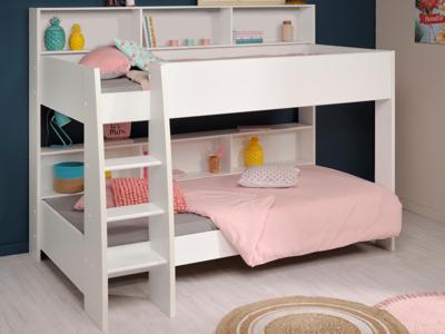 Stapelbed OLE 90x200 cm wit/eik brooklyn zonder lade Stapelbed OLE 90x200 cm wit/eik brooklyn zonder lade