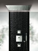 Hoofddouche Hotbath Mate Inbouw Vierkant 50x50 cm Chroom - thumbnail